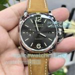 VS Swiss Clone Panerai Luminor Due 42mm 3 Days Pam904 Rhodium Gray Dial Leather Watch 